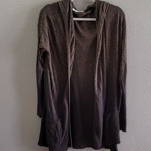 Grewn/ black ombre cardigan
